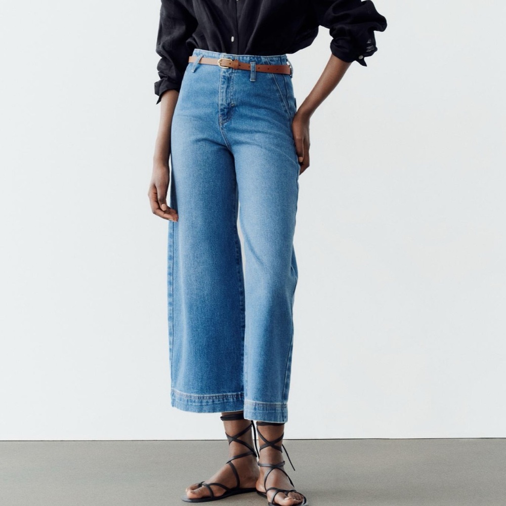 Zara DENIM high waisted